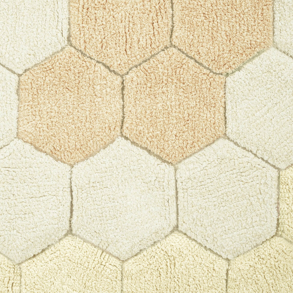 Runder Teppich 140cm HONEYCOMB Lorena Canals Golden