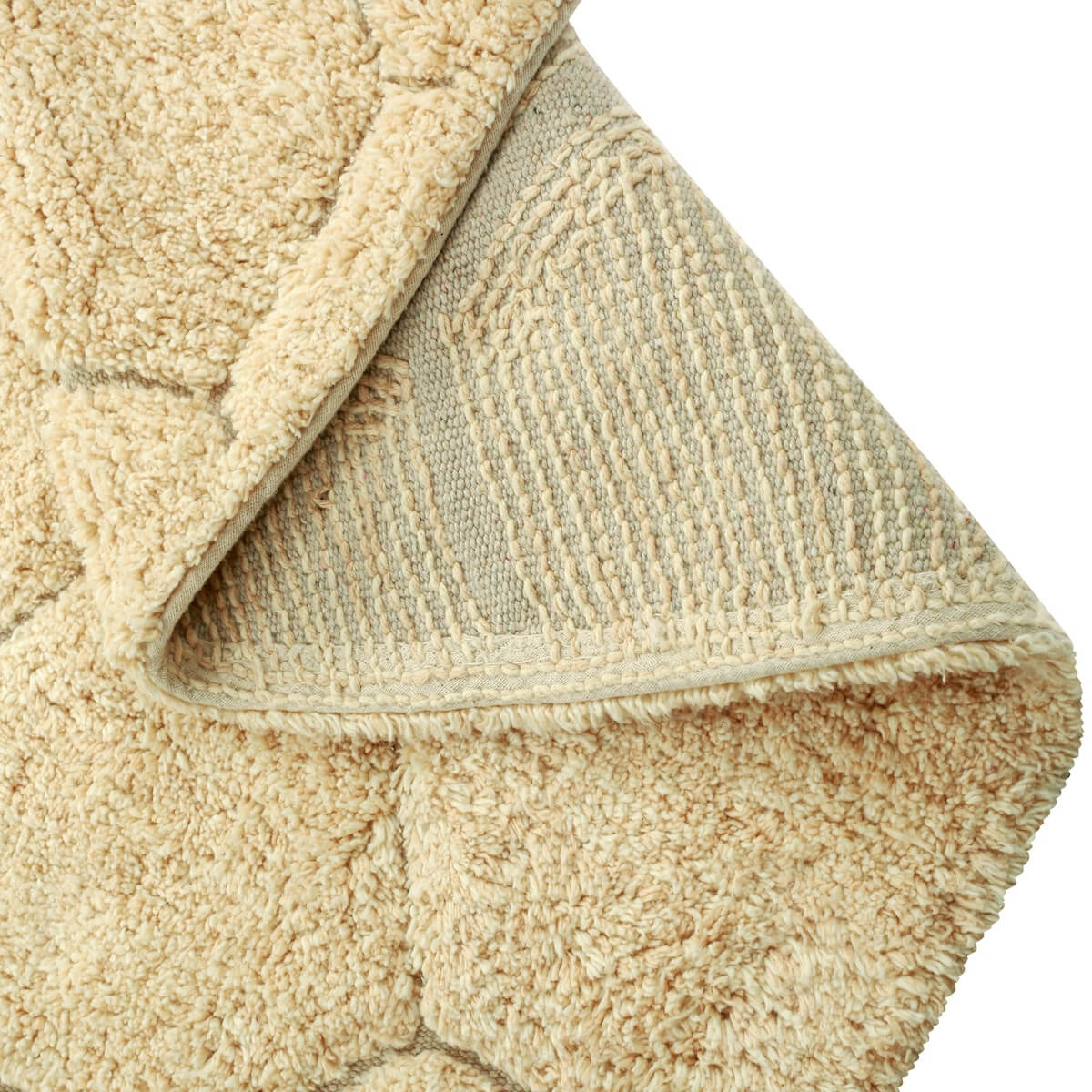 Runder Teppich 140cm HONEYCOMB Lorena Canals Golden