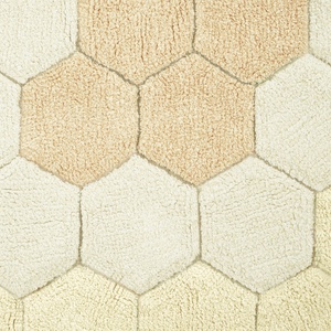 Runder Teppich 140cm HONEYCOMB Lorena Canals Golden