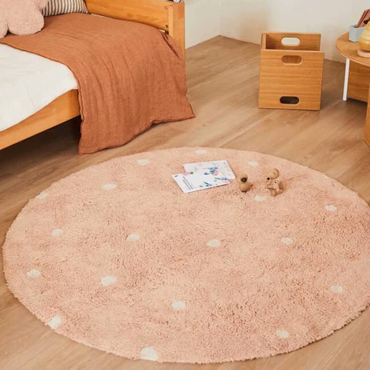 Runder Teppich DOT Ø140cm Lorena Canals Rosa