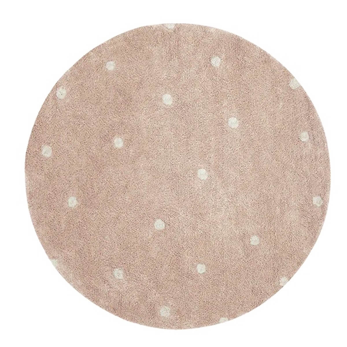 Runder Teppich DOT Ø140cm Lorena Canals Rosa