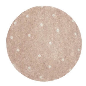 Runder Teppich DOT Ø140cm Lorena Canals Rosa