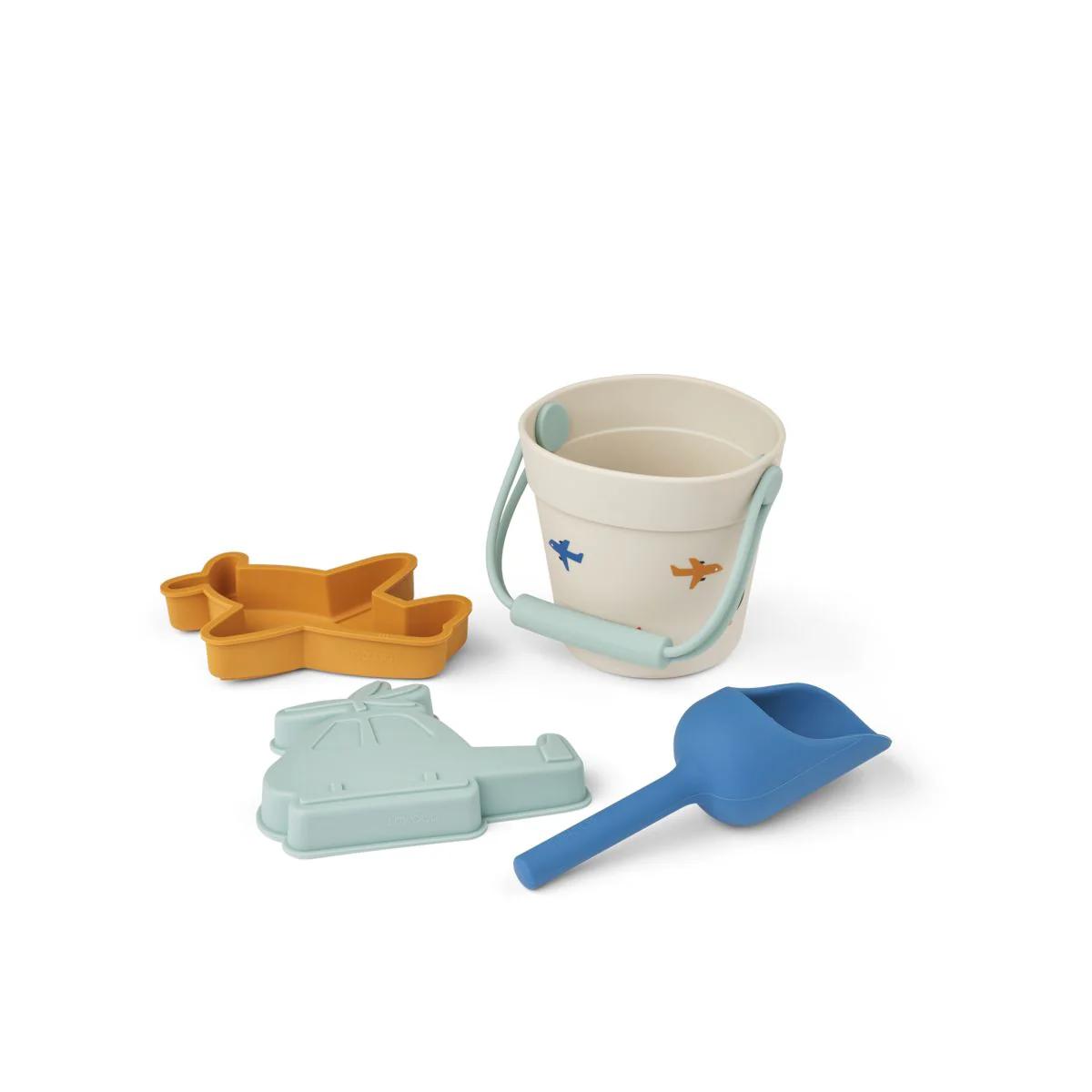 Sandspielzeug Set AVIATOR Liewood ecru