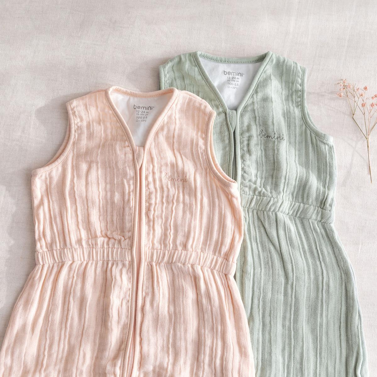 Schlafsack 12-24m MAGIC BAG Bemini Swaddle Mandel