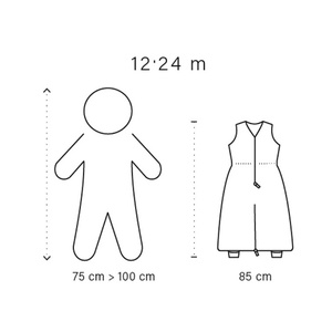 Schlafsack 12-24M MAGIC BAG Bemini Tetra Jersey-pudding