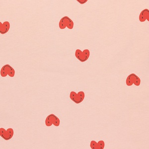 Schlafsack Interlock Heart peach rose 0-2m Größe 50/56 Laessig