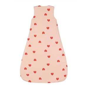 Schlafsack Interlock Heart peach rose 2-6m Größe 62/68 Laessig