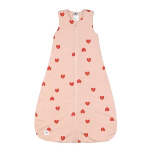 Schlafsack Interlock Heart peach rose 7-12m Größe 74/80 Laessig