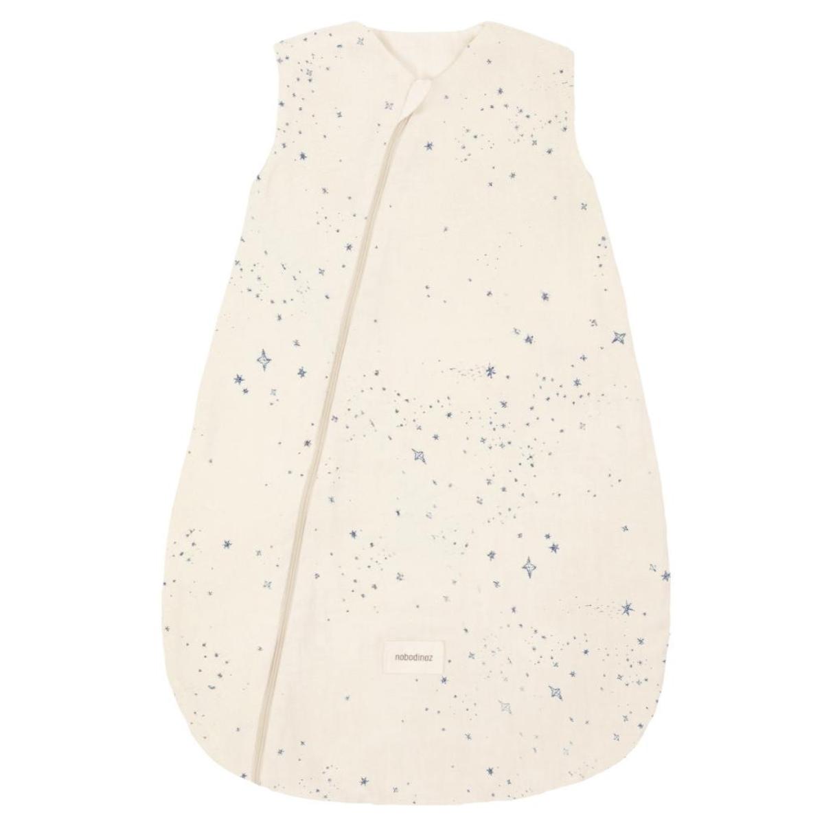 Schlafsack Sommer 0-6m SWEETY LIGHT Nobodinoz blue milky way