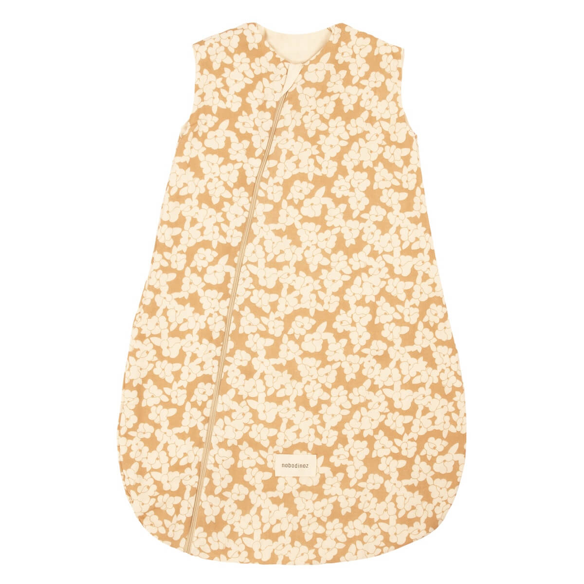 Schlafsack Sommer 0-6m SWEETY LIGHT Nobodinoz Goldbraun sakura