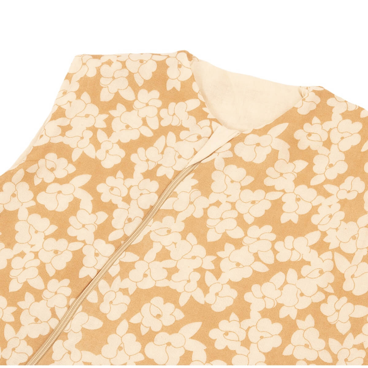 Schlafsack Sommer 0-6m SWEETY LIGHT Nobodinoz Goldbraun sakura