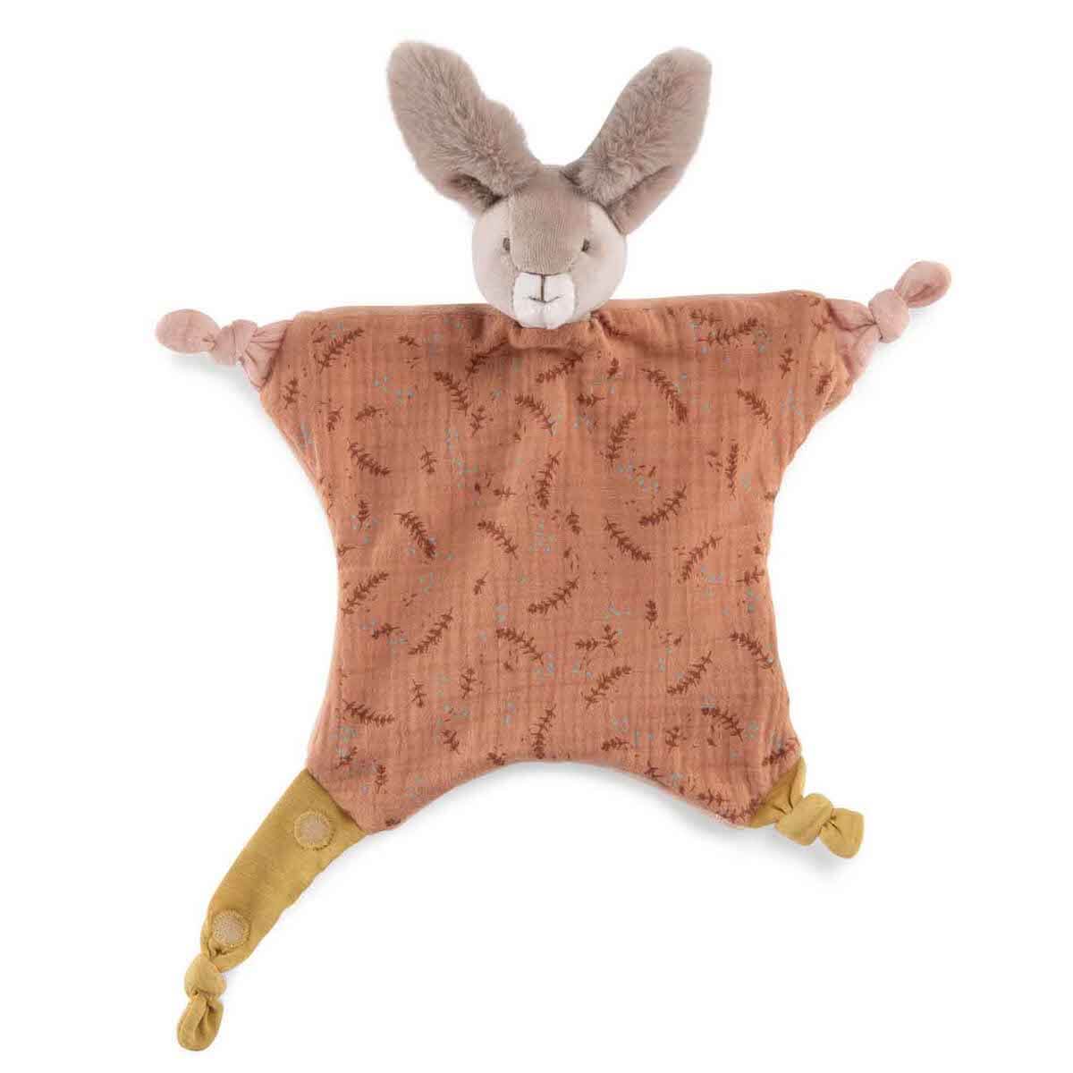 Schmusetuch Hase TROIS PETITS LAPINS Moulin Roty Ton