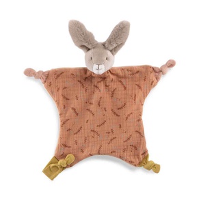 Schmusetuch Hase TROIS PETITS LAPINS Moulin Roty Ton
