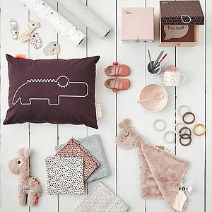 Schnuffeltuch Giraffe CUTE Done by Deer rosa