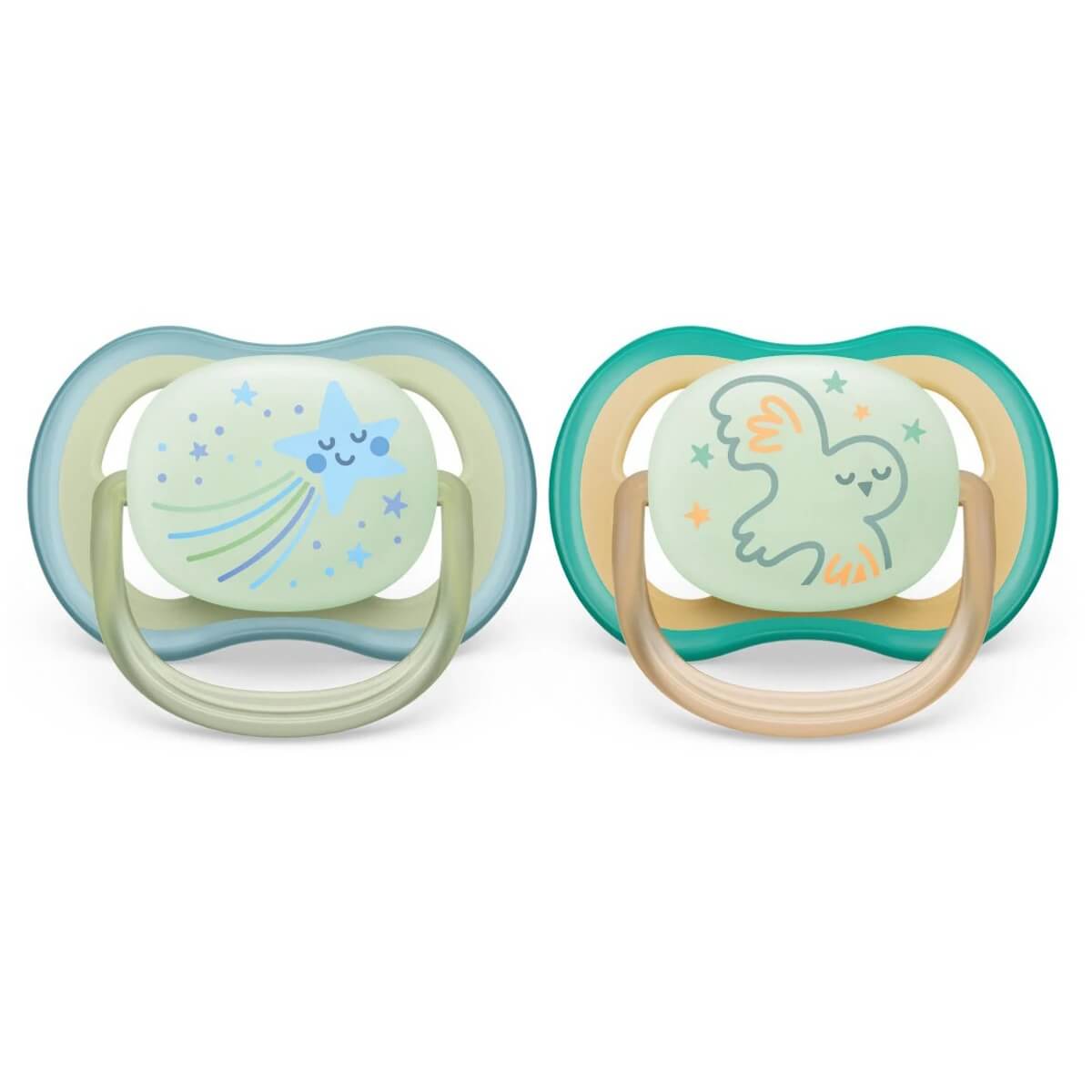 Schnuller +0M ULTRA AIR NIGHT Avent Junge