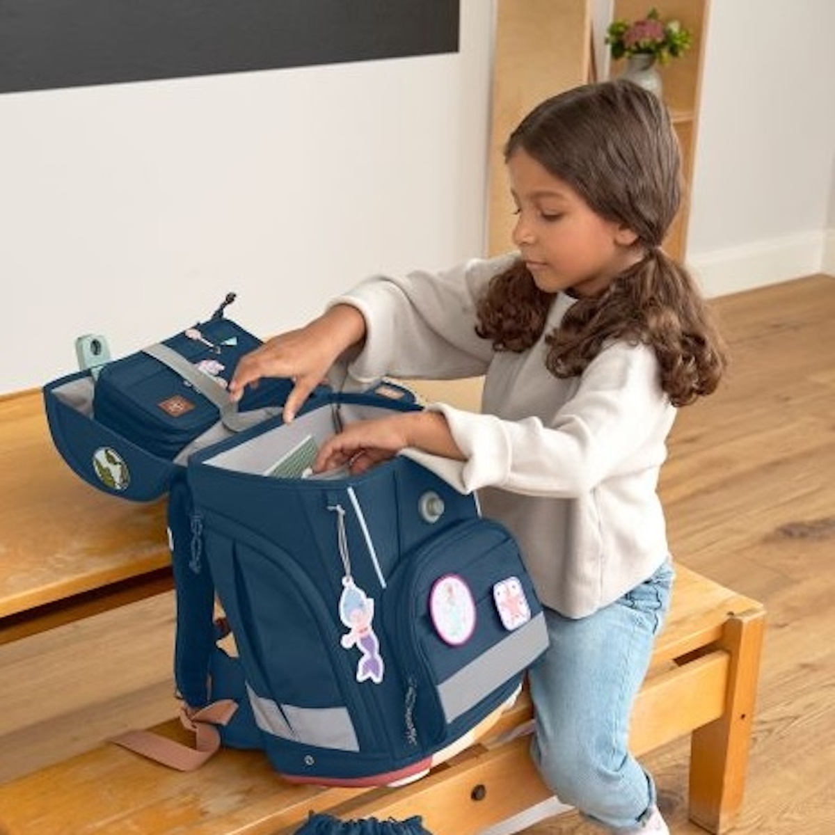 School Set Boxy Unique Laessig navy