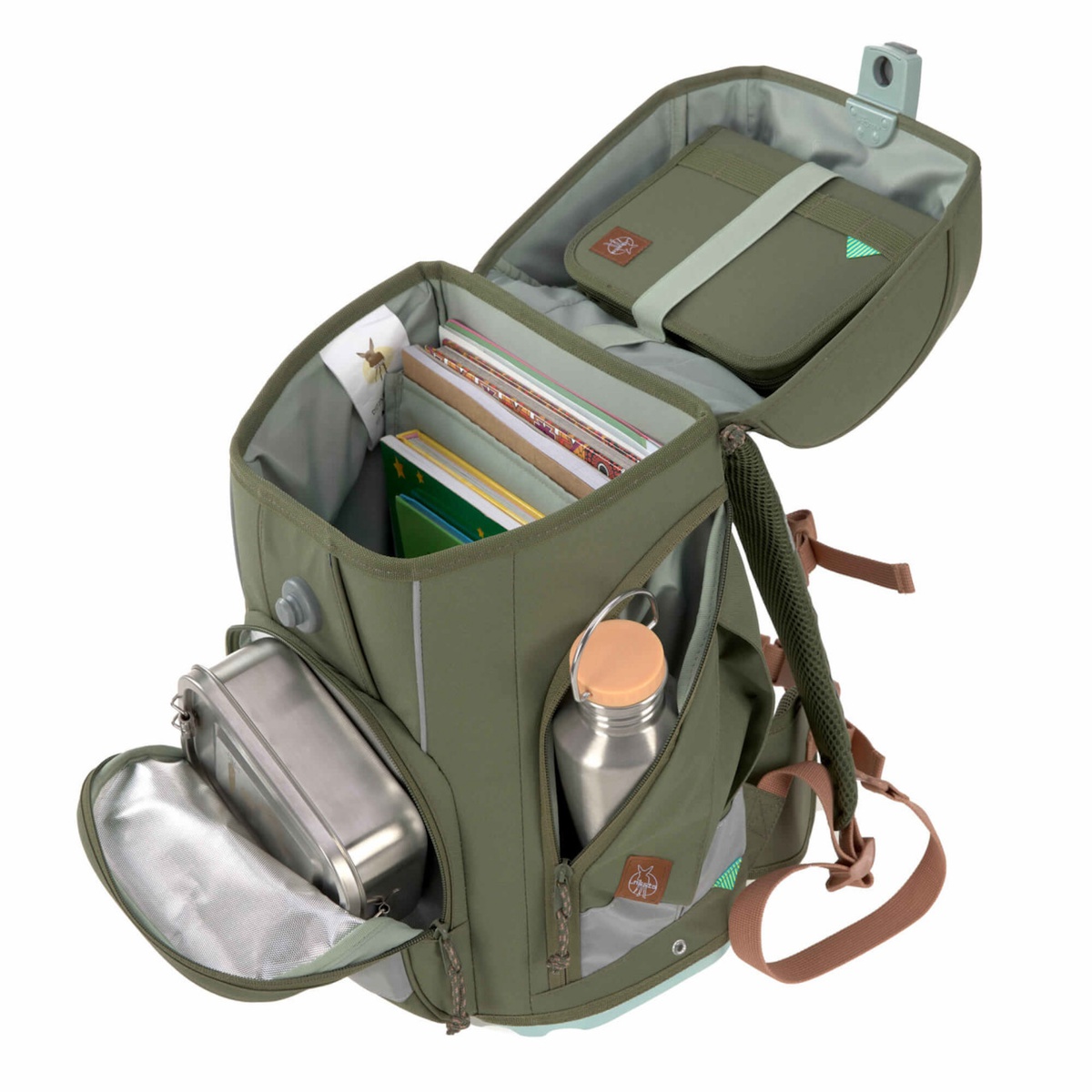 School Set Boxy Unique Laessig olive