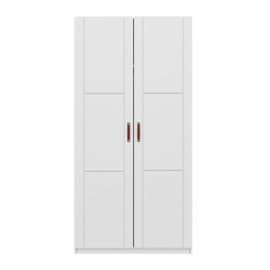 Schrank 2 Türen Regale 100cm Lifetime weiß