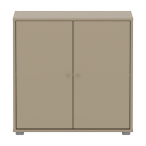 Schrank 2 Türen SAGA Flexa Hafer hellgrau