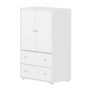 Schrank 2 Türen und 2 Schubladen SAGA Flexa weiß oat