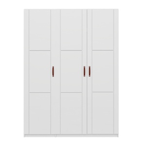 Schrank 3 Türen Regale und Kleiderschrank 150cm Lifetime weiß