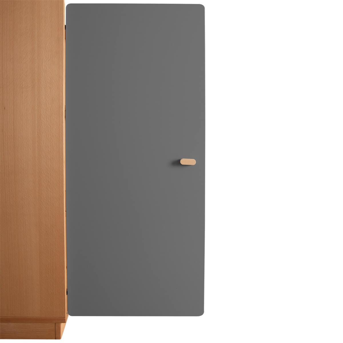 Schranktür 3/5 106cm-Griff DESTYLE de Breuyn MDF anthrazit-lackiert