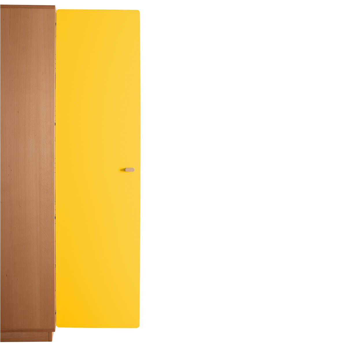 Schranktür 5/5 176cm-Griff DESTYLE de Breuyn MDF gelb-lackiert | de Breuyn
