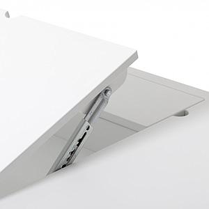 Schreibtisch 66cm WOOD Oliver Furniture weiß-Eiche