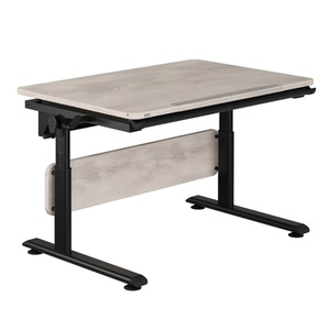 Schreibtisch DIEGO 105x70cm, Tischplatte Nautische Eiche NB, Gestell Schwarz DIEGO Schreibtische Paidi Schwarz Nautische Eiche