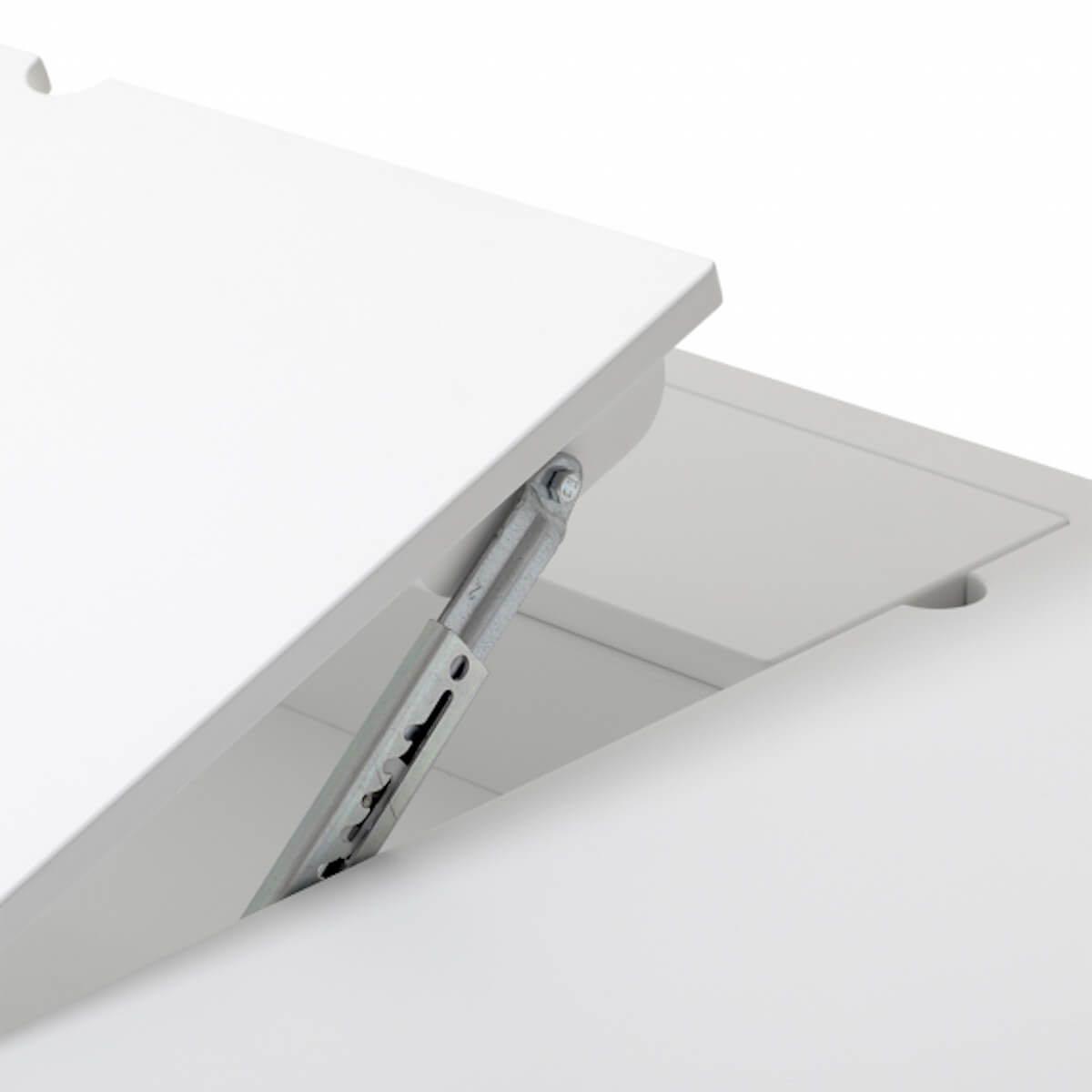 Schreibtisch-Stuhl 66cm WOOD Oliver Furniture weiß-Eiche