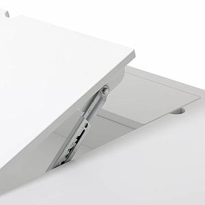 Schreibtisch-Stuhl 66cm WOOD Oliver Furniture weiß-Eiche