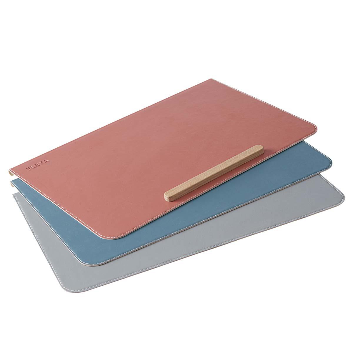 Schreibtischunterlage Kunstleder STUDY Flexa rosa