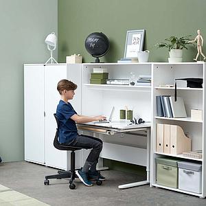 Schublade mit Fächern EVO Flexa grau