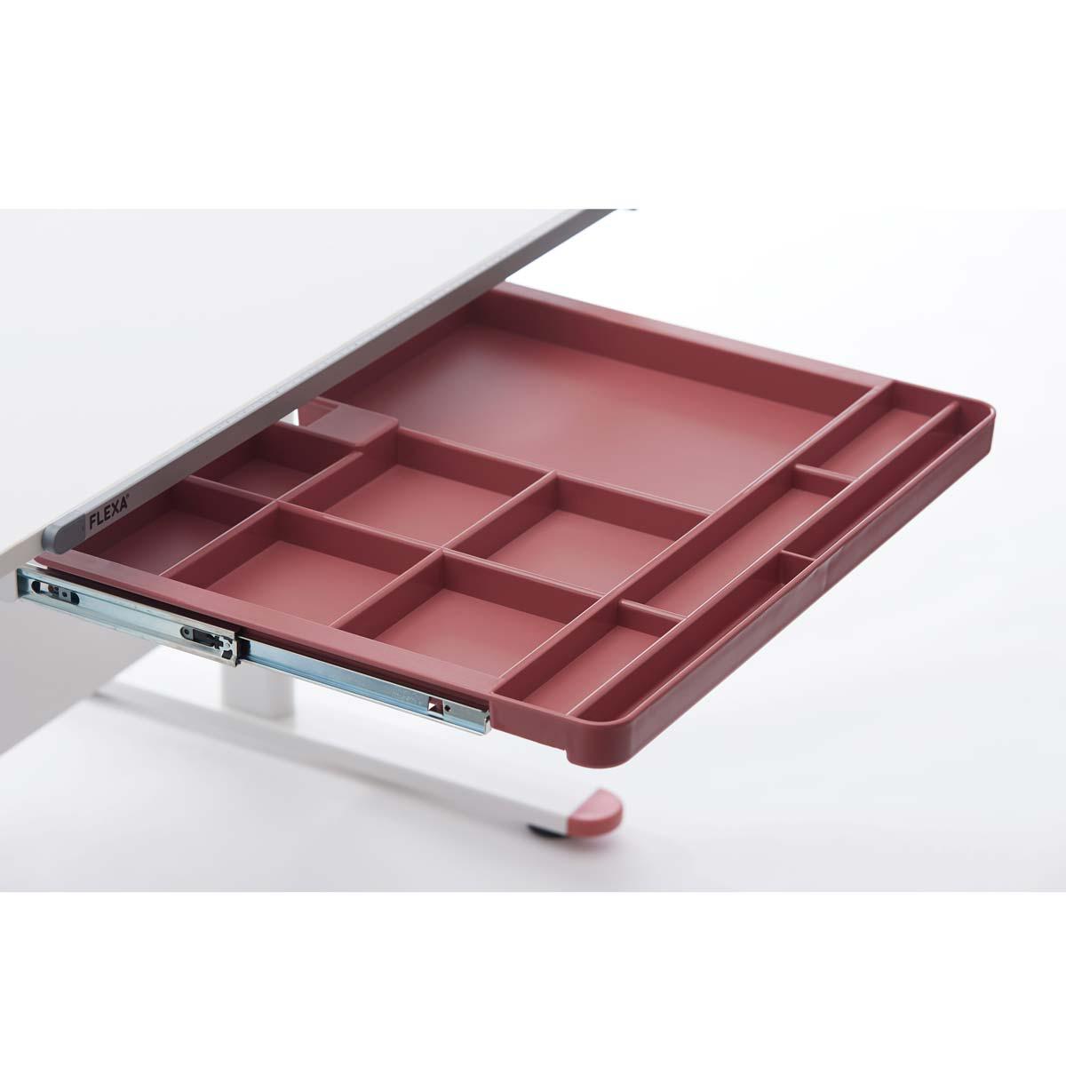 Schublade mit Fächern EVO Flexa rosa