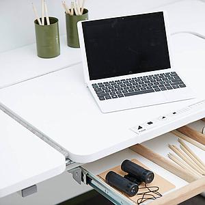 Schublade mit Fächern MOBY Flexa weiß-natur