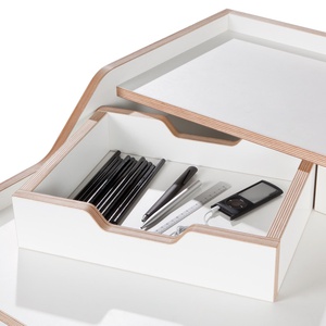 Sekretärin PLANE Müller Small Living weiß