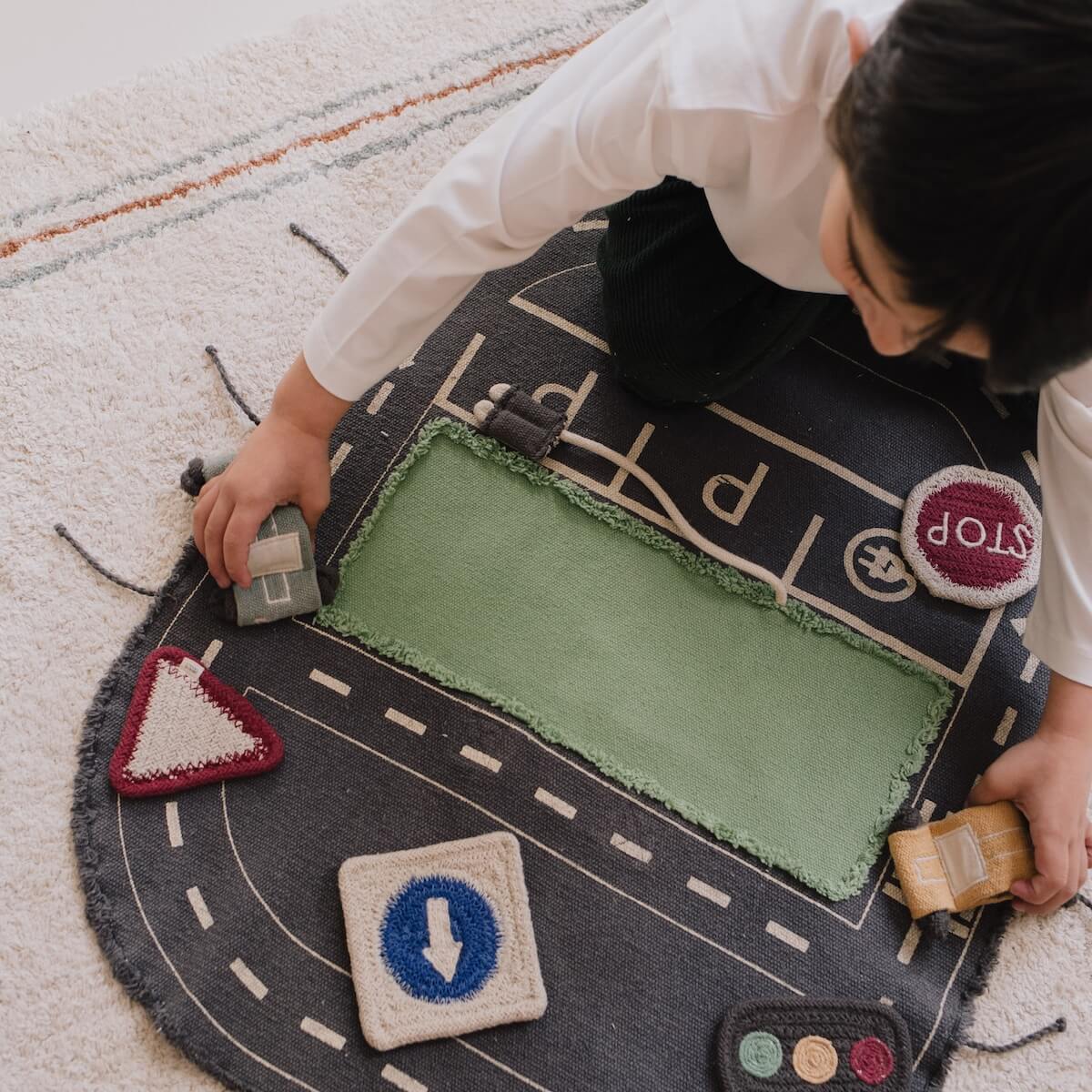 Sensorisches Buch GREEN TOY set eco city Lorena Canals