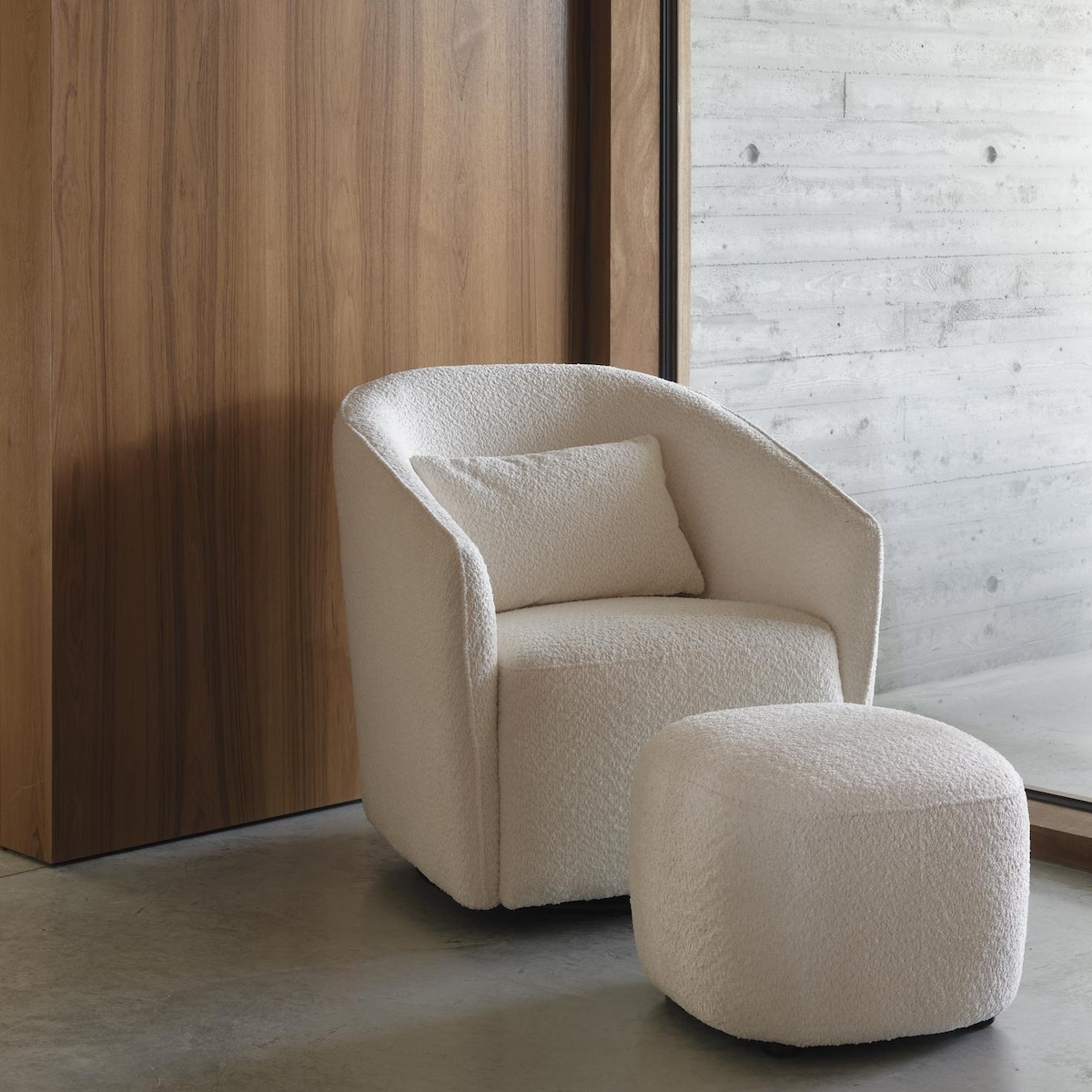 Sessel SWIVEL & GLIDING GOMI Quax Creme