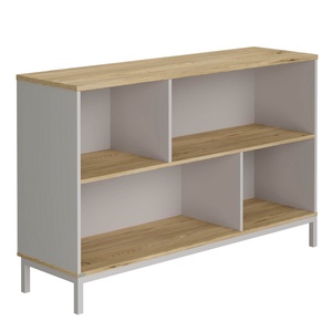 Sideboard 4 offene Fächer BENNE Paidi Eiche Montana Schiefergrau