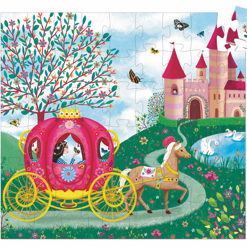 Silhouetten-Puzzle-54Stück LE CARROSSE D'ELIS Djeco
