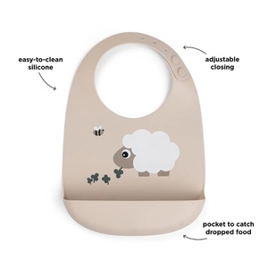 Silicone bib Sheepy Done by deer Sand