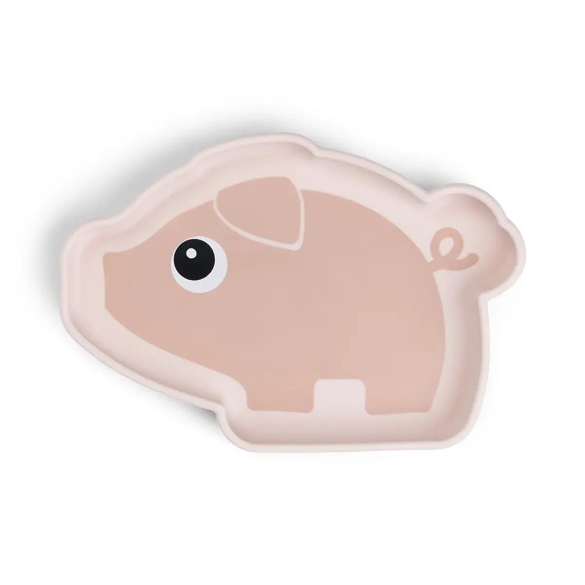 Silicone Stick&Stay plate Pigee Done by deer Powder