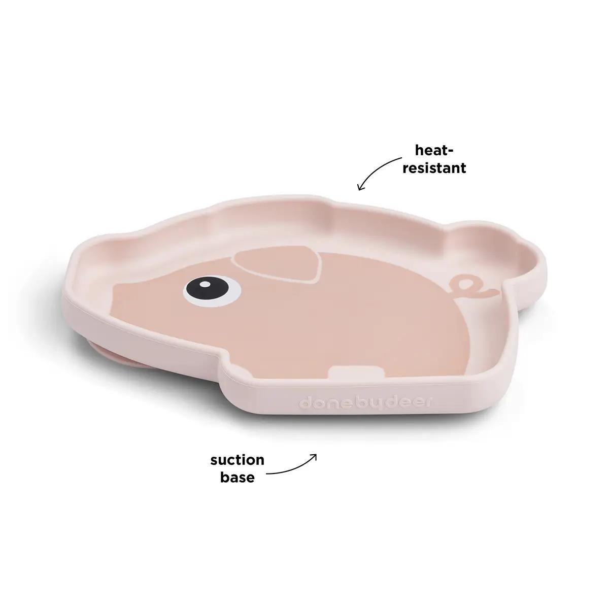 Silicone Stick&Stay plate Pigee Done by deer Powder