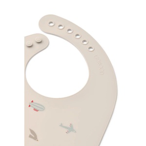 Silikon-Lätzchen-für-2 TILDA Liewood Aviator ecru