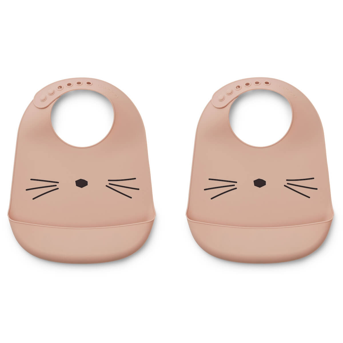 Silikon-Lätzchen-für-2 TILDA RAINBOW Liewood Katzenrose