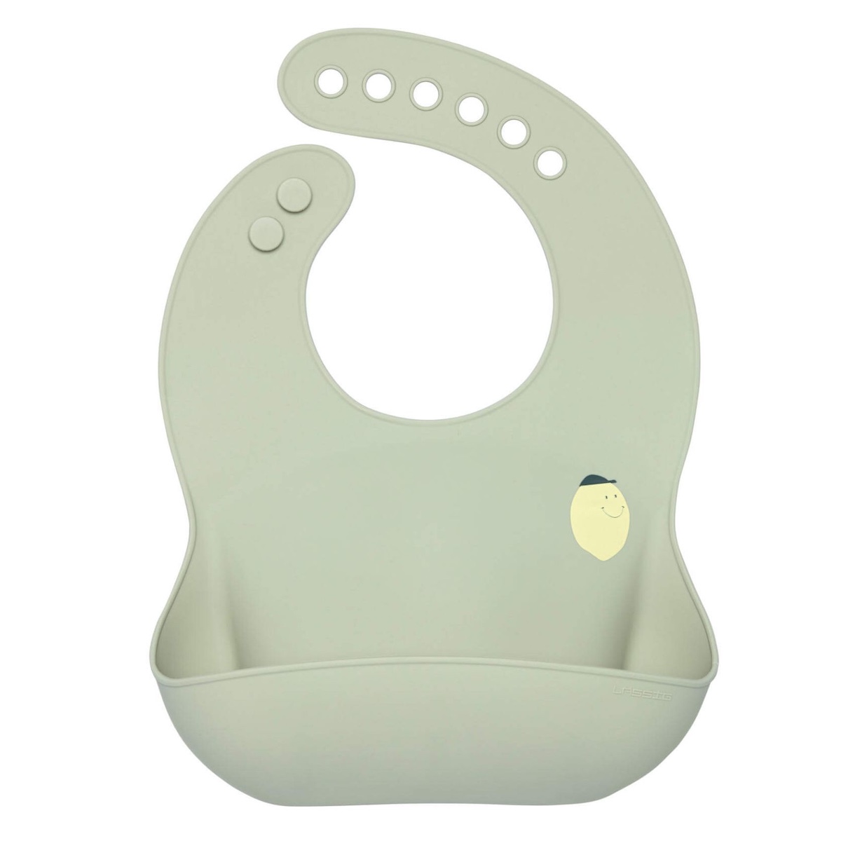 Silikon-Lätzchen Happy Fruits Zitrone Laessig