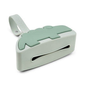 Silikon Schnuller Tasche Croco Grün Done by Deer