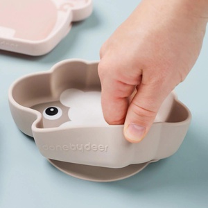 Silikon Stick&Stay Schüssel Sheepy Done von deer Sand