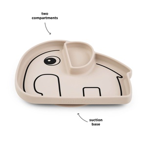 Silikon-Teller Stick & Stay Elphee Done by Deer rosa