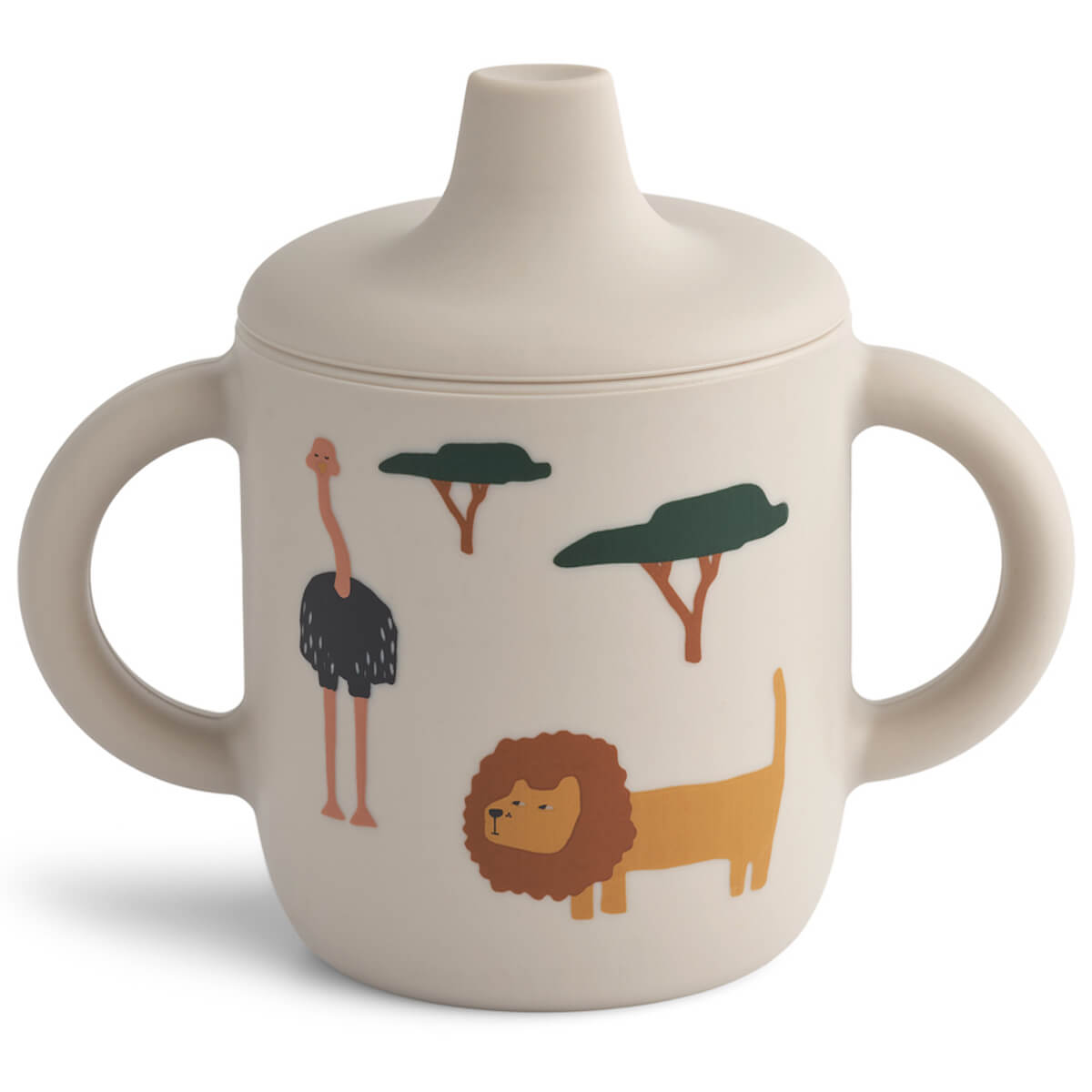 Silikonbecher NEIL Liewood Safari sandy mix